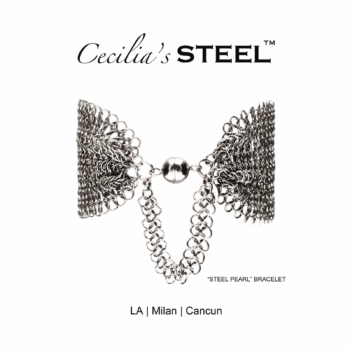Steel Pearl bracelet by Cecilia's Steel