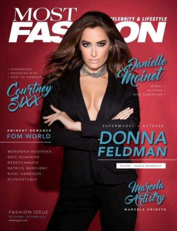 Most Magazine Cover Fashion Issue September - October 2016 featuring supermodel Donna Feldman, photographed by Mario Barberio, styled by Madison Dixon, jewelry by Cecilia's STEEL
Photographer: Mario Barberio
Model: Donna Feldman
Stylist: Madison Dixon
Hair and Make up Artist: Michelle Vanhule
Blazer & Pants: Femme LA
Choker: Cecilia's STEEL